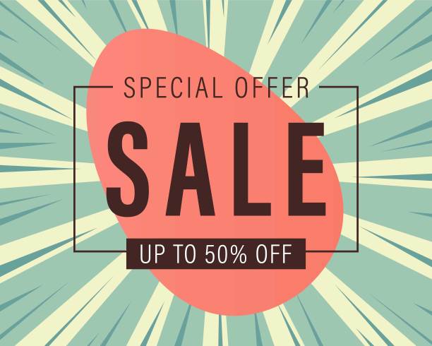 春季红粉珊瑚特价，超级大压轴特价，横旗亮底色。抽象折扣设计模板销售布局海报。兆销售矢量插图。促进现代摩天观景轮图片下载