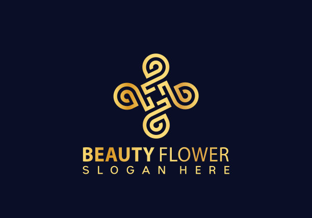 美花奢侈标志设计图片下载