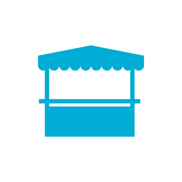 一套商业，住宅和工业建筑图标矢量插图图片下载