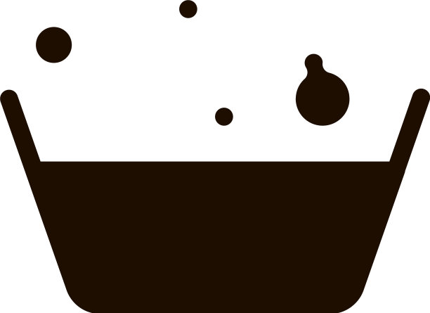 洗衣服务肥皂水碗线图标图片下载