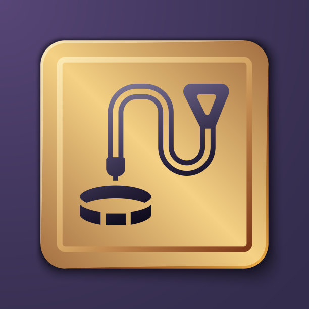 紫色衣领与姓名标签图标隔离图片下载