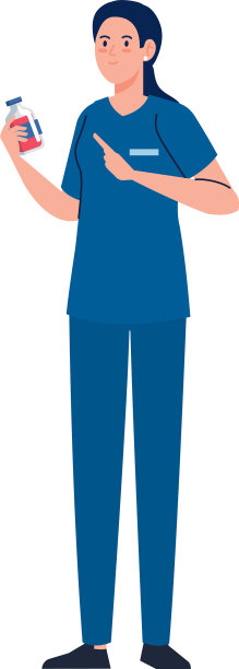 女医生和药瓶图片下载