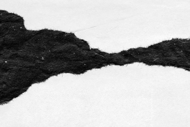 抽象景观，黑白极简艺术插画。图片下载