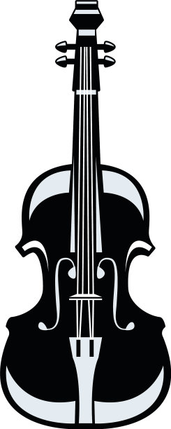 大提琴乐器音乐孤立的图标图片下载