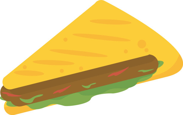 墨西哥三明治美味的食物图标图片下载
