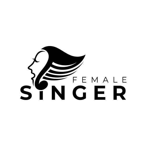 歌手音乐标志模板图片下载