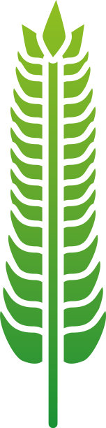 绿色大麦小麦穗自然图标图片下载