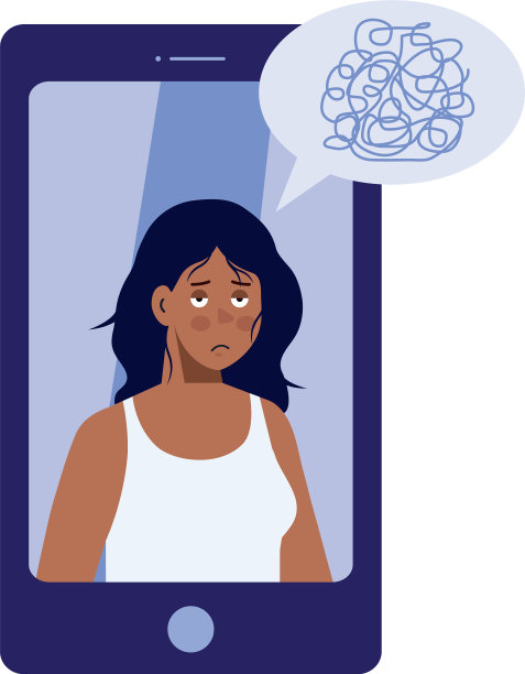 女人用失眠症和乱涂乱画泡在一起图片下载