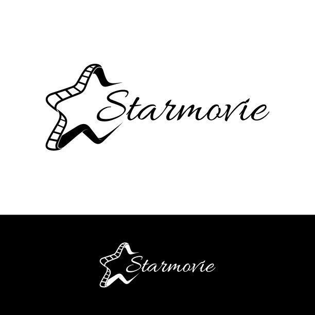 明星电影标志概念图片下载