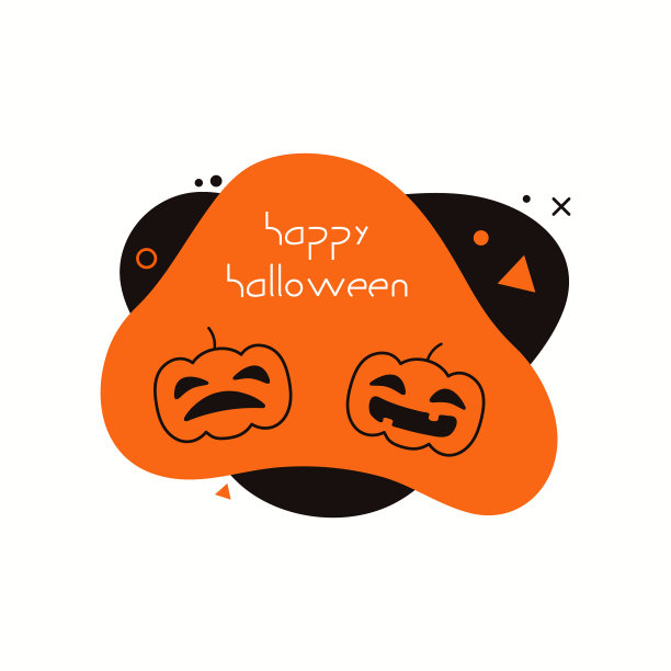 万圣节抽象设计图片下载