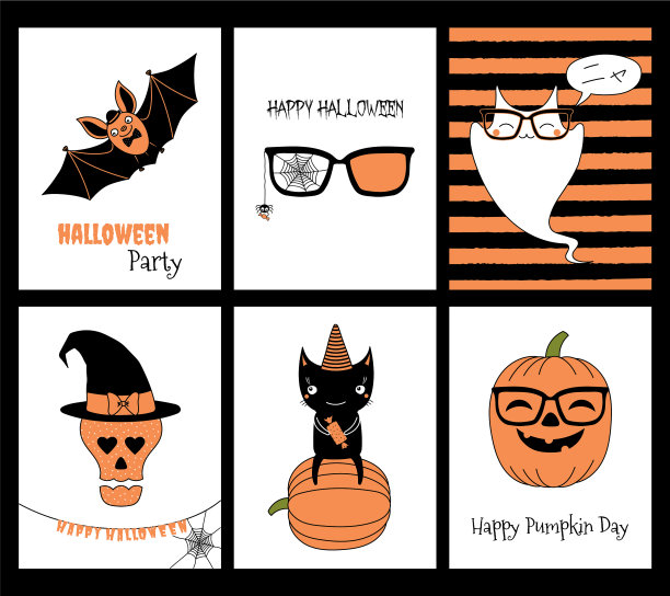 制作万圣节贺卡图片下载