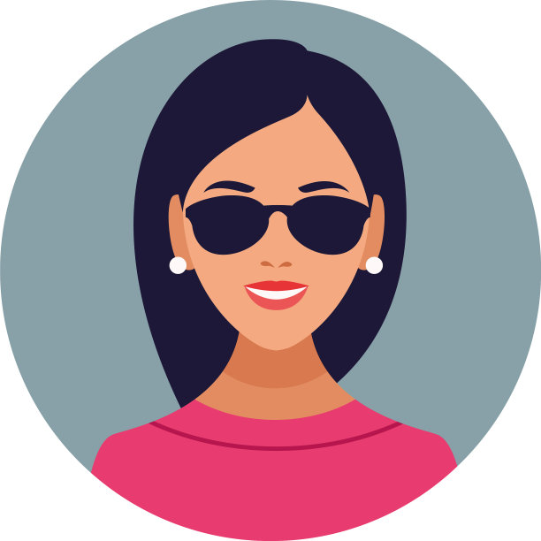 戴墨镜的美女化身图片下载