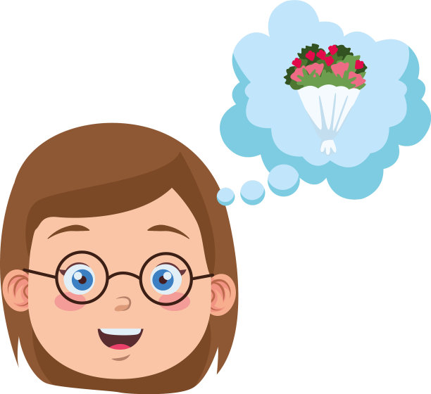 可爱的年轻女教师戴着眼镜思考图片下载