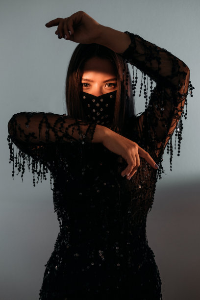 流行时尚亚洲美女波西米亚风格图片下载