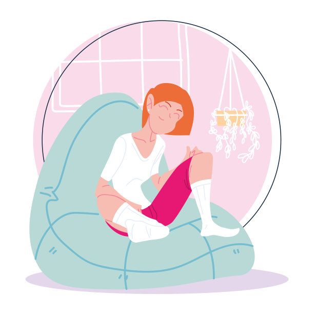 在家远程工作的女性图片下载