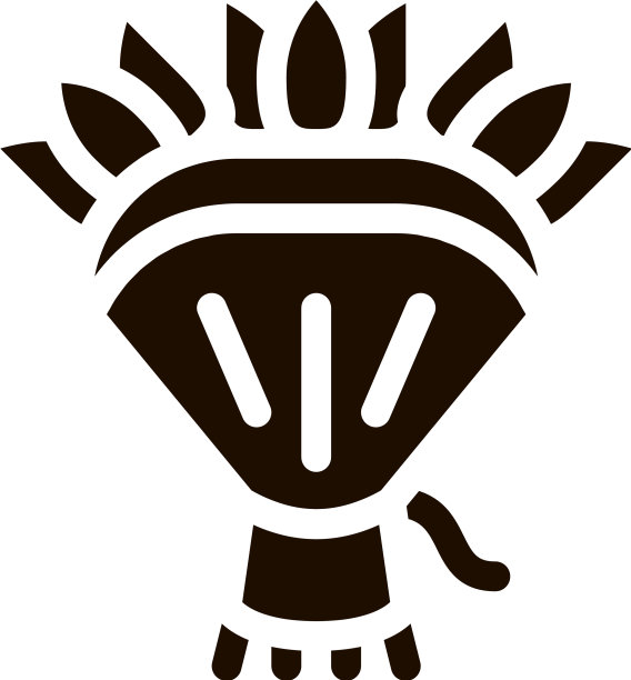 新娘婚礼花束夫妇字形图标图片下载