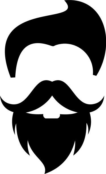 理发店标志标签复古发型理发师图片下载