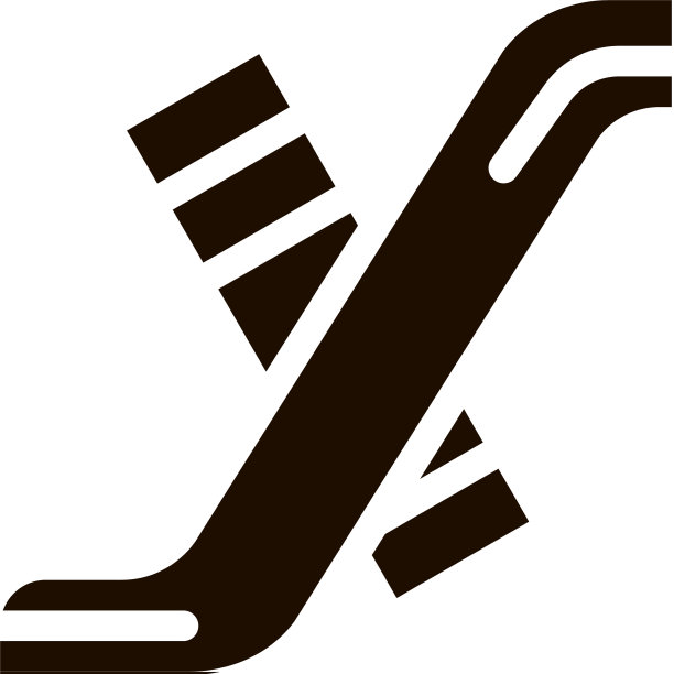 交互式儿童游乐场滑梯字形图标图片下载