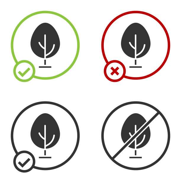 黑树图标孤立在白色背景图片下载