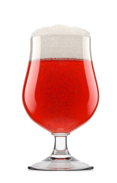 冰杯新鲜生啤酒，泡沫孤立在白色背景。图片下载