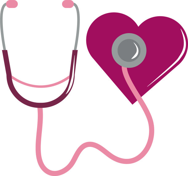 乳腺癌意识月粉色听诊器图片下载