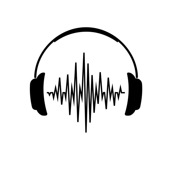 耳机图标与声波拍耳机图片下载
