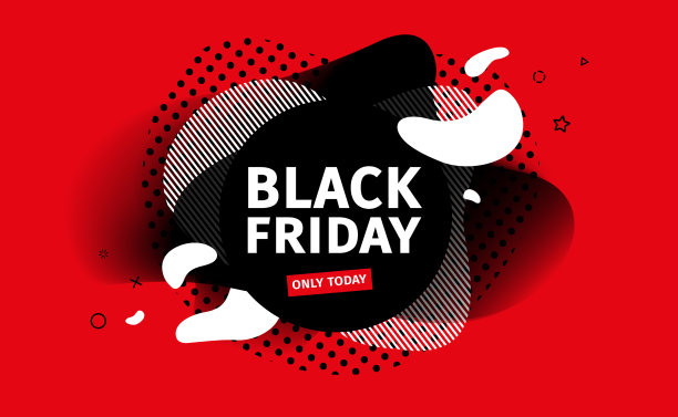 黑色星期五促销横幅设计模板图片下载