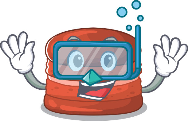 樱桃马卡龙的卡通图片图片下载