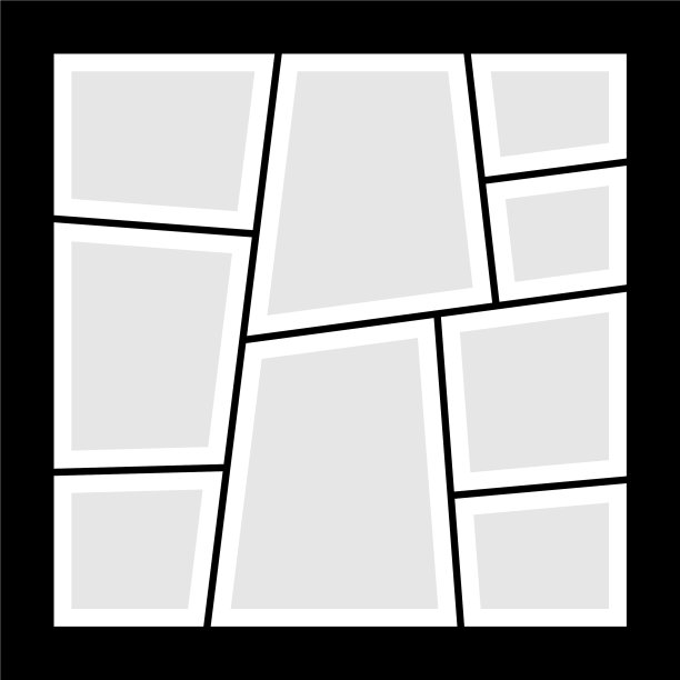 图片或照片拼贴框架情绪板模板图片下载