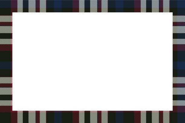 复古框苏格兰边界图案复古图片下载