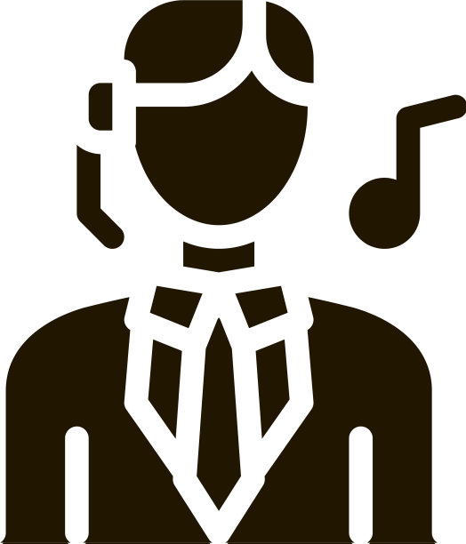 女剪影在唱歌剧图片下载