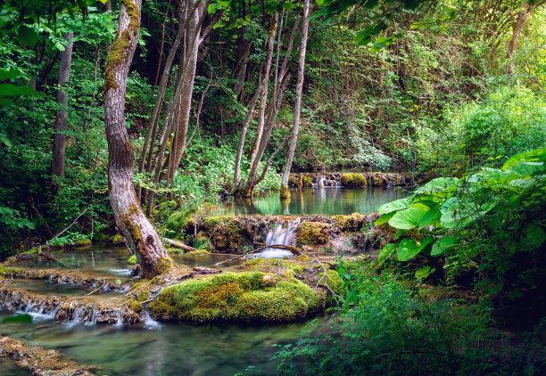美丽的河瀑布图片下载