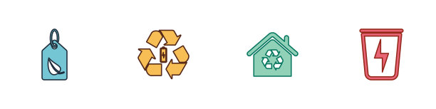 设置标签与叶片电池回收生态屋图片下载