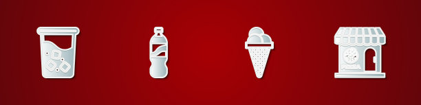 将装有冰激凌水瓶的玻璃杯放进去图片下载