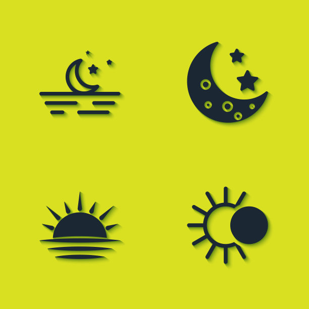 月亮和星星，日食，太阳，日落和图片下载
