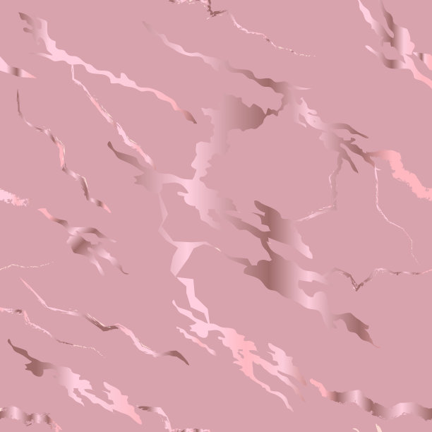 矢量无缝优雅的玫瑰金大理石图案。图片下载