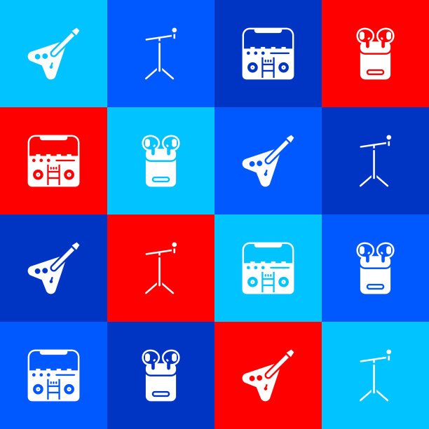 配有底座的低音电吉他麦克风图片下载