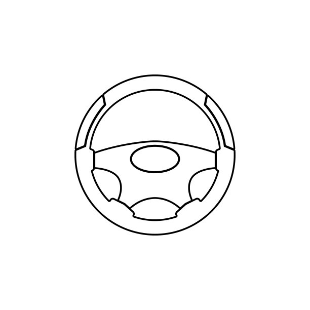 方向盘形象标志图标图片下载