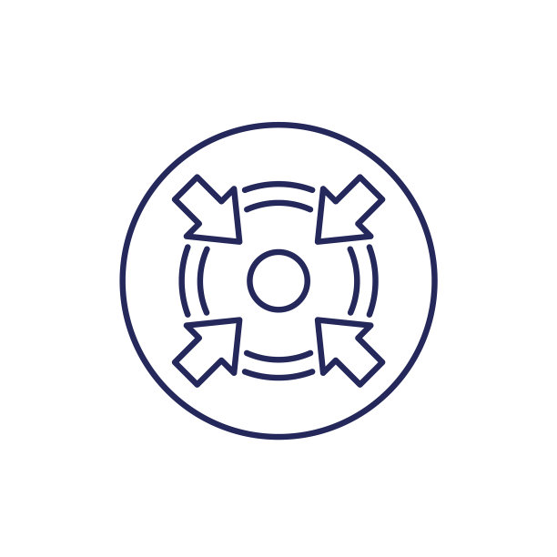 特定的焦点或浓度线图标图片下载