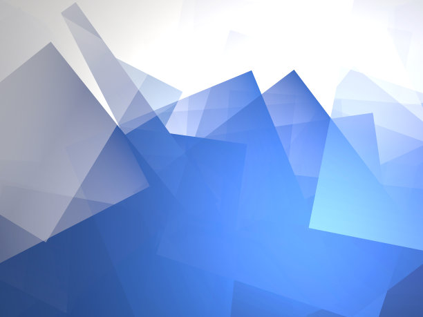 抽象背景，白-灰-蓝颜色梯度，几何形状与聚光灯图片下载