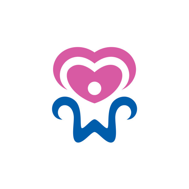 字母w人标志图片下载