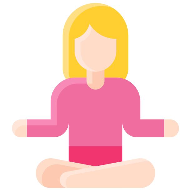 冥想图标，女权主义相关向量图片下载