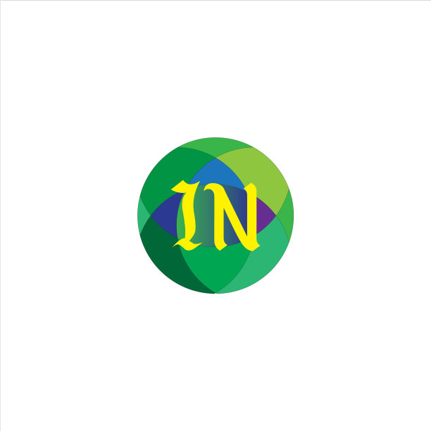 I在字母标志的交织字母设计图片下载