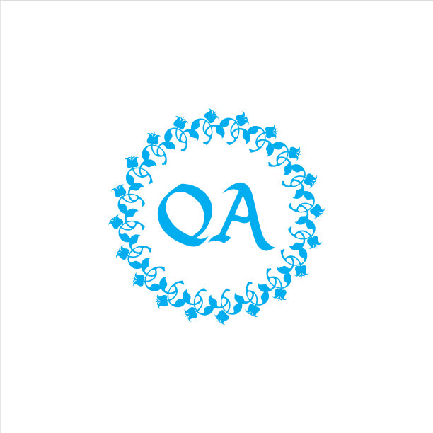 Q字母标志抽象设计图片下载