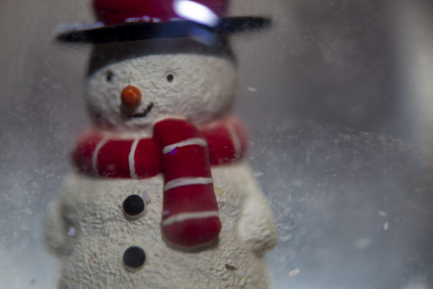 住在地球仪里的雪人图片下载