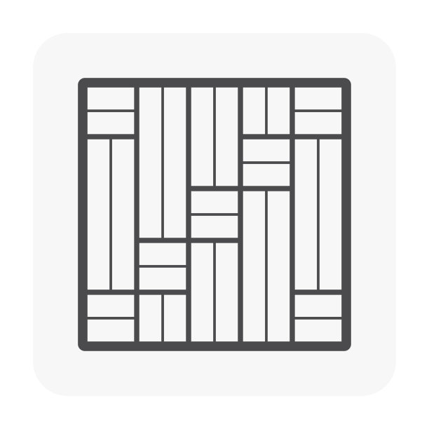 木质地板图案矢量图标设计图片下载