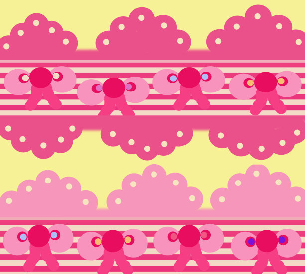 亮粉色蕾丝简单设计与丝带蝴蝶结2021图片下载