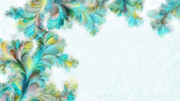 抽象水彩图案与复制空间图片下载