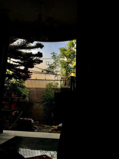 轮廓日落的天空图片下载