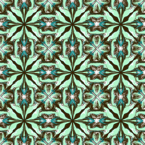 抽象万花筒彩色无缝图案。图片下载